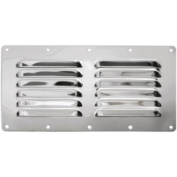 Grelha Ventiladora Inox AISI316 MS12114-2 115x230mm 035.0253